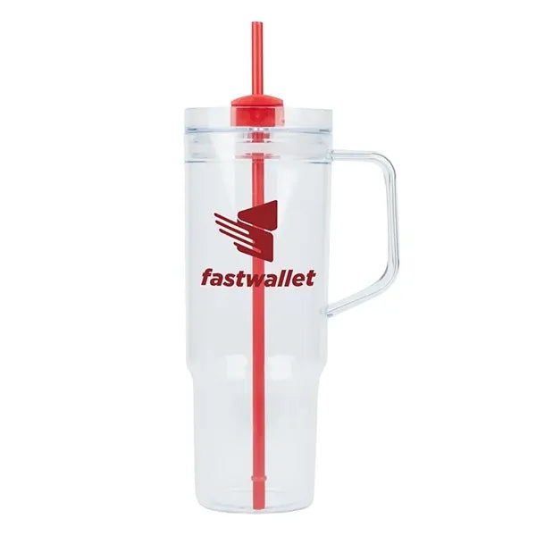 Oliver 40 oz. Clear AS Travel Mug
