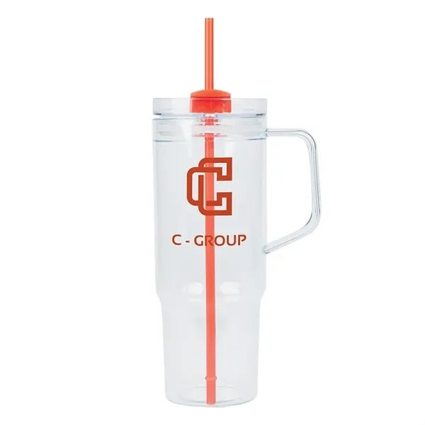 Oliver 40 oz. Clear AS Travel Mug