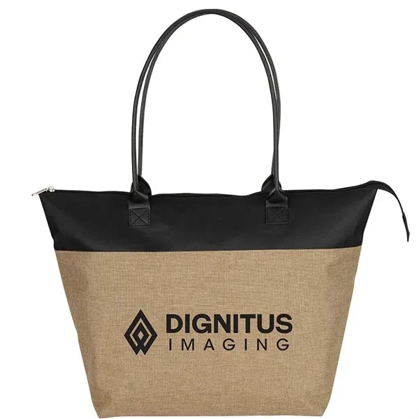 Abigail Two-Tone Tote Bag