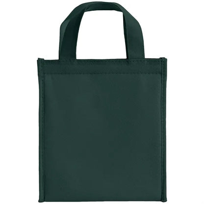 Non-woven Insulated Lunch Tote Bag w/ Self Fabric Handles
