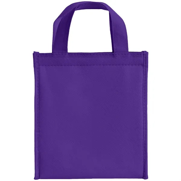 Non-woven Insulated Lunch Tote Bag w/ Self Fabric Handles