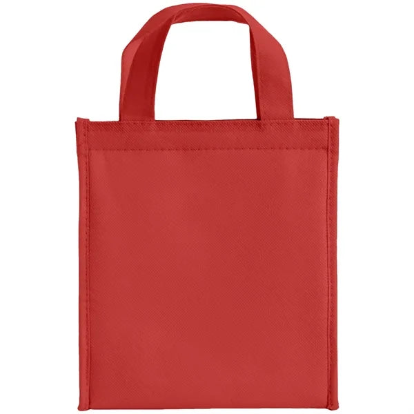 Non-woven Insulated Lunch Tote Bag w/ Self Fabric Handles