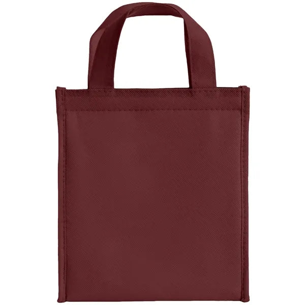 Non-woven Insulated Lunch Tote Bag w/ Self Fabric Handles