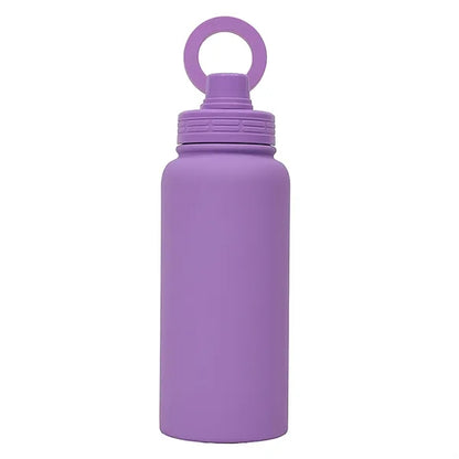 Stainless Steel Bottle With Mobile Phone Magnetic Stand