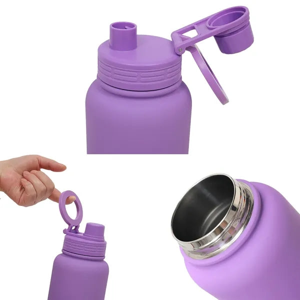 Stainless Steel Bottle With Mobile Phone Magnetic Stand
