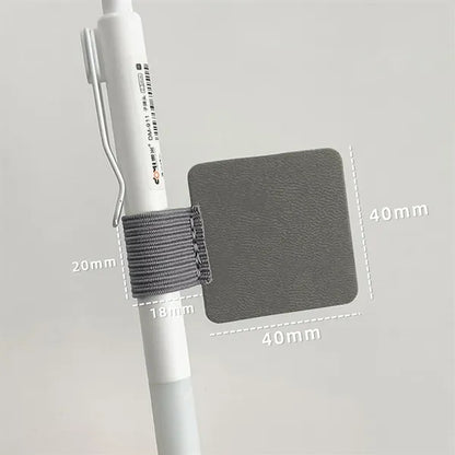 Self-Adhesive Pencil Pen Loop Holder Elastic Design