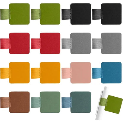 Self-Adhesive Pencil Pen Loop Holder Elastic Design