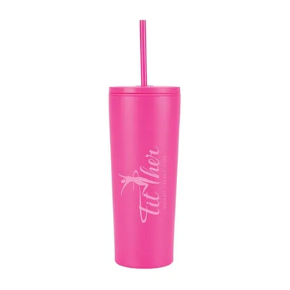 Bayard 24 oz. Double Wall Steel/PP Liner Straw Tumbler