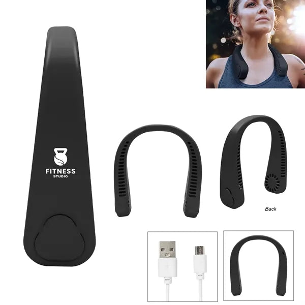Hands-Free Rechargeable Neck Fan