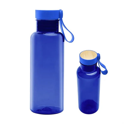 20 Oz. Case rPET Bottle with Bamboo Accent Lid and Silico...