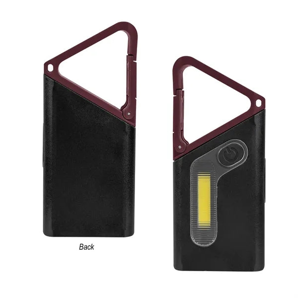 Clip 'N Grow Rechargeable Carabiner COB Flashlight