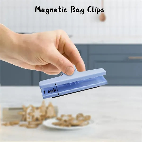 Anti-Slip Colorful Airtight Seal Strong Magnetic Bag Clip