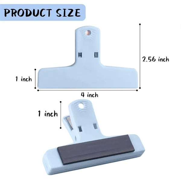 Anti-Slip Colorful Airtight Seal Strong Magnetic Bag Clip