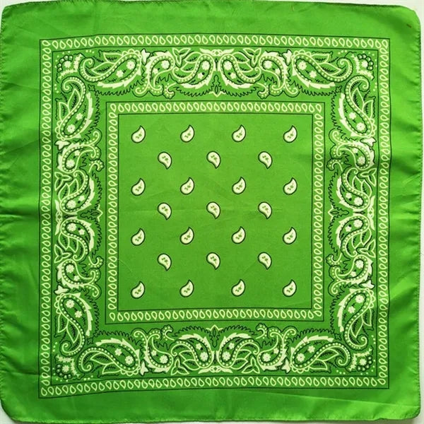 Bandanas Cotton Paisley Print Head Wrap Scarf Wristband
