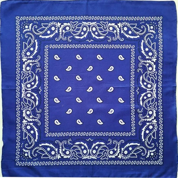 Bandanas Cotton Paisley Print Head Wrap Scarf Wristband