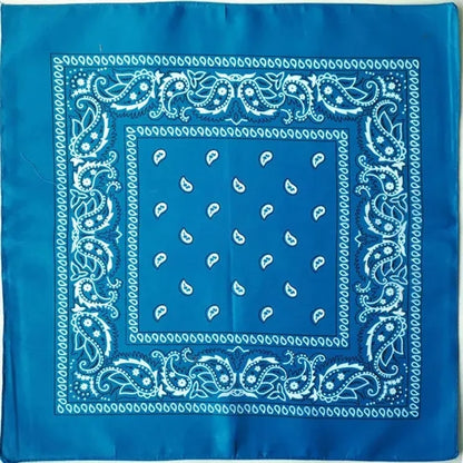 Bandanas Cotton Paisley Print Head Wrap Scarf Wristband