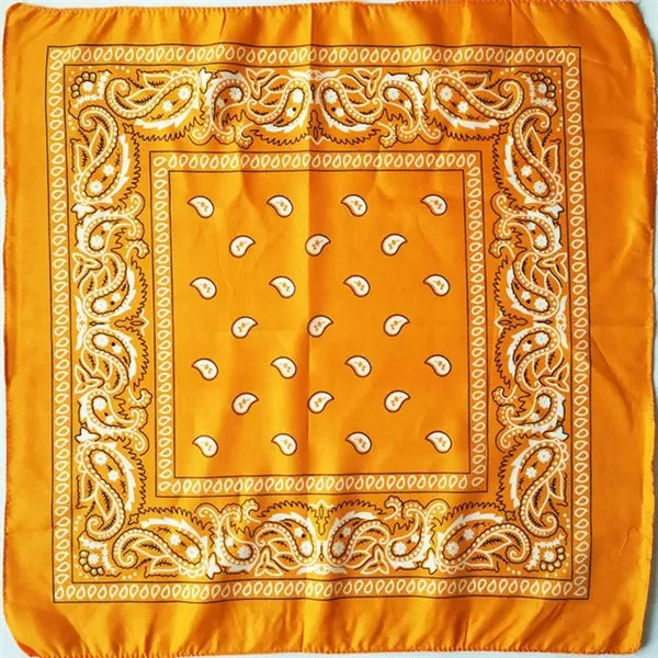 Bandanas Cotton Paisley Print Head Wrap Scarf Wristband