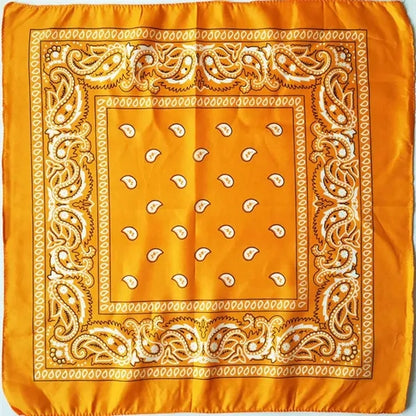 Bandanas Cotton Paisley Print Head Wrap Scarf Wristband
