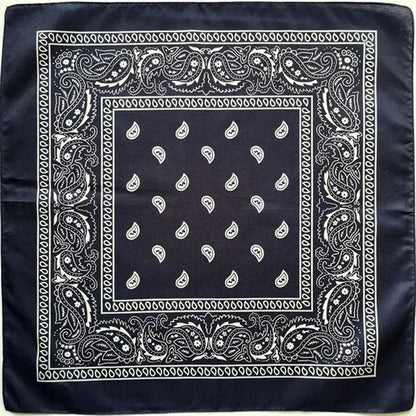 Bandanas Cotton Paisley Print Head Wrap Scarf Wristband