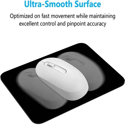 Solid color simple leather mouse pad