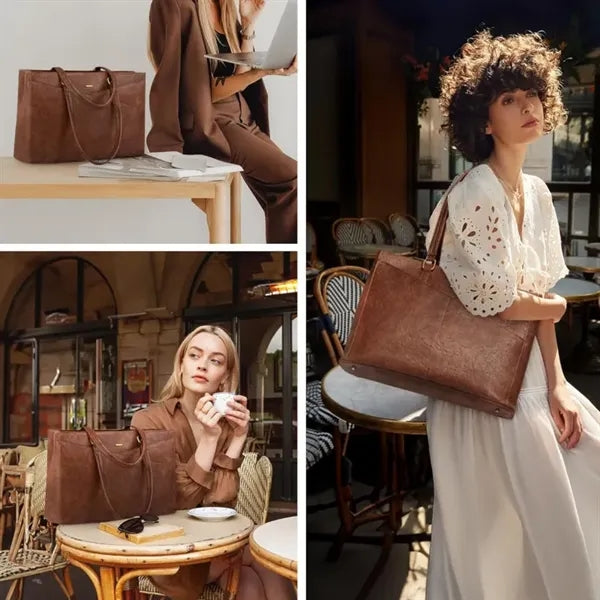 Vintage Leather Work Tote Bags