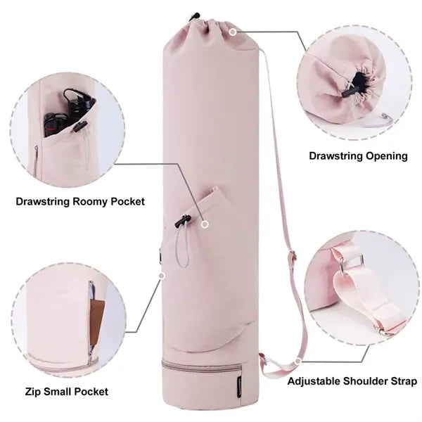 Exercise Yoga Mat Carrier Multi-Functional Storage Bag