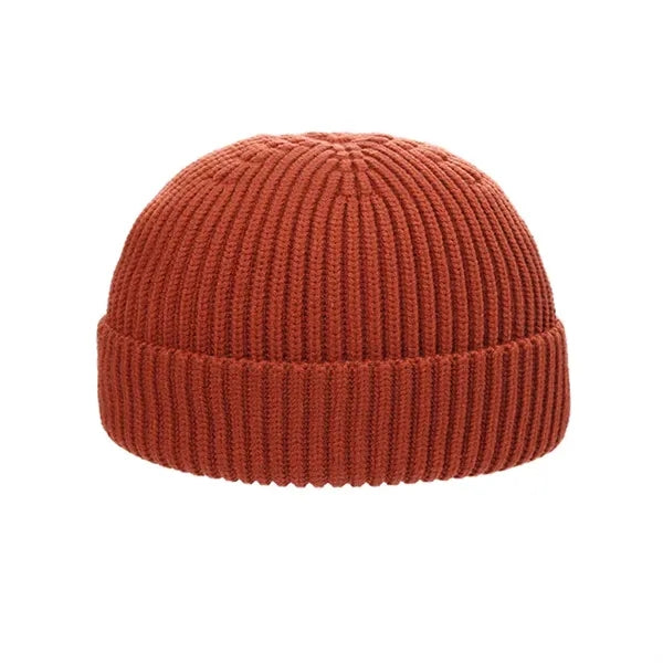Fisherman Beanie Roll up Edge Skullcap
