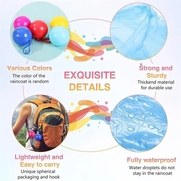 Adult Thickening Of Disposable Raincoats