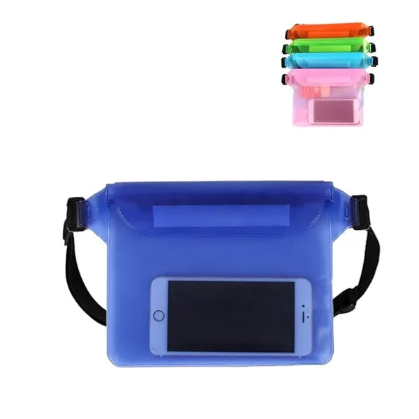 Waterproof Bag with Waistband and Touch Sensitive Screen