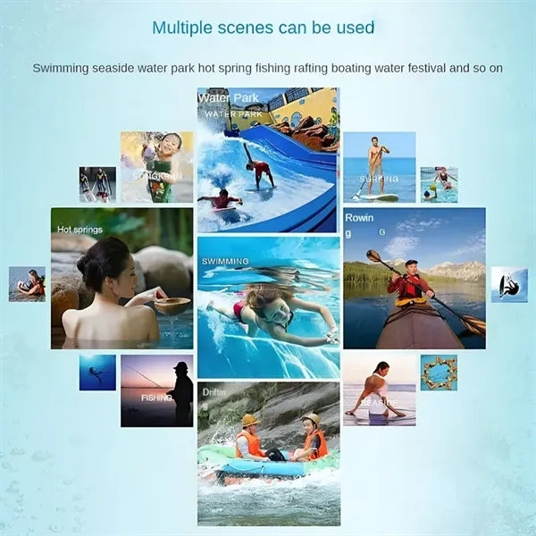 Waterproof Bag with Waistband and Touch Sensitive Screen
