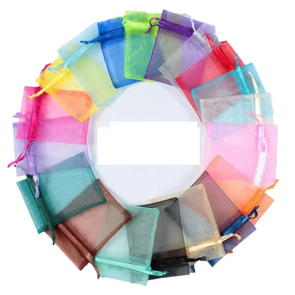 4x6 Inch Organza Gift Bags for Jewelry