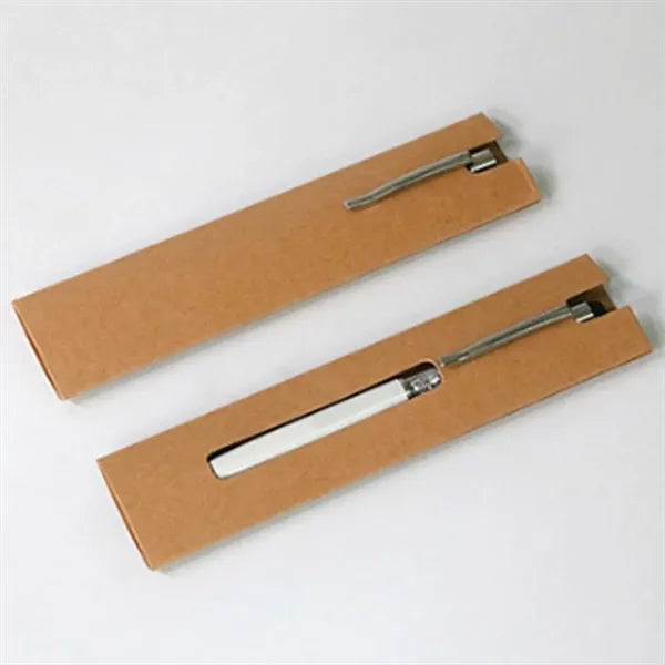 Metal Smooth Writing Ballpoint Pen Kraft Paper Sleeve Set