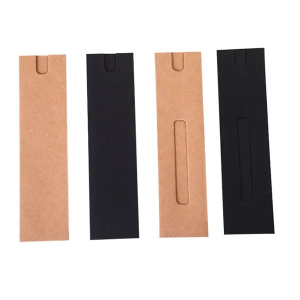 Metal Smooth Writing Ballpoint Pen Kraft Paper Sleeve Set