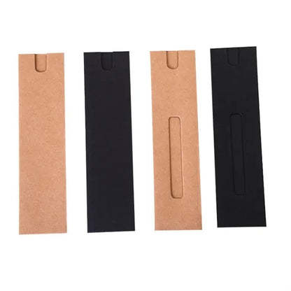 Metal Smooth Writing Ballpoint Pen Kraft Paper Sleeve Set