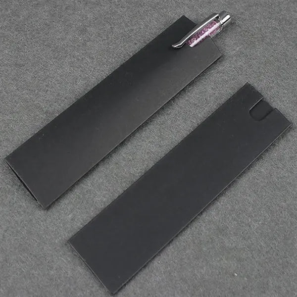 Metal Smooth Writing Ballpoint Pen Kraft Paper Sleeve Set