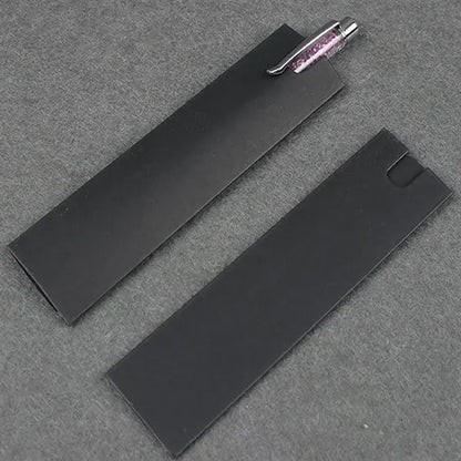 Metal Smooth Writing Ballpoint Pen Kraft Paper Sleeve Set