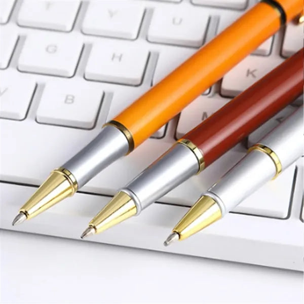 Smooth Writing Fine Tip Metal Ballpoint Pen with Case