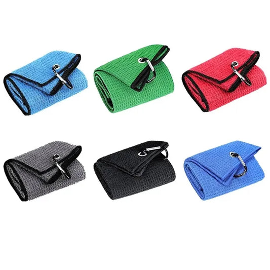Microfiber Golf Towel with Carabiner Clip