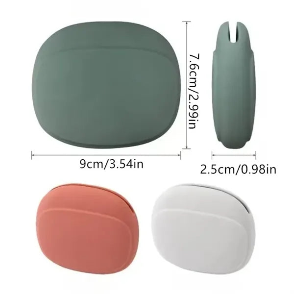 Portable Silicone Headphone Organizer Storage Case