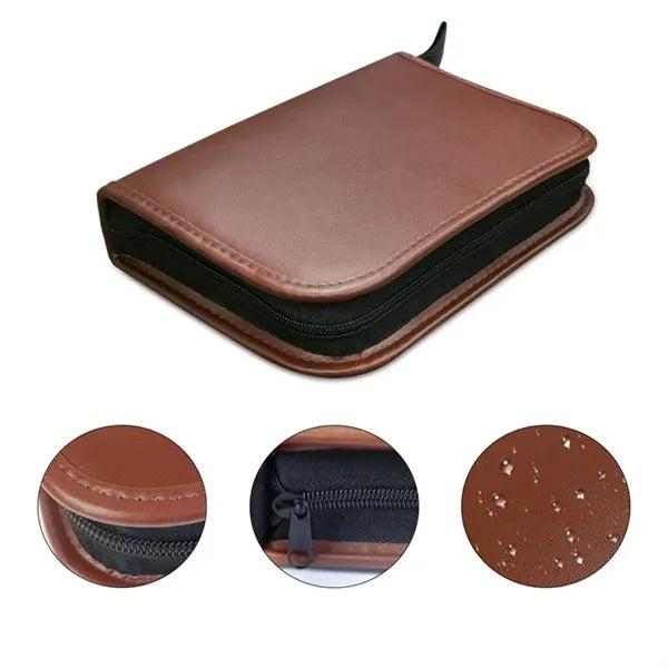 Leather Golf Gift Set Accessories Pouch Tool Kit