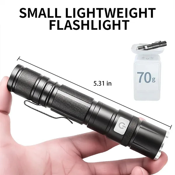 30W Zoomable Rechargeable 5 Modes Tactical Outdoor LED Light
