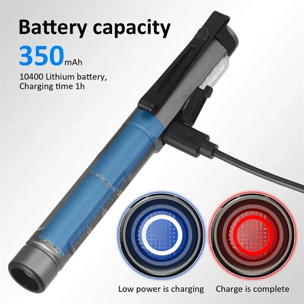 4-in-1 Rechargeable Multi-Mode Aluminum Alloy Pen-Type Light