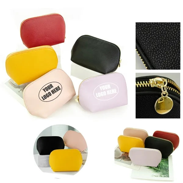 PU Portable Women's Clutch Makeup Bag