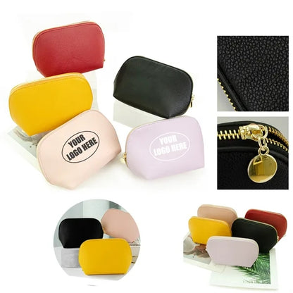 PU Portable Women's Clutch Makeup Bag