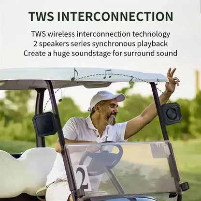 Magnetic Golf Cart Bluetooth Speaker