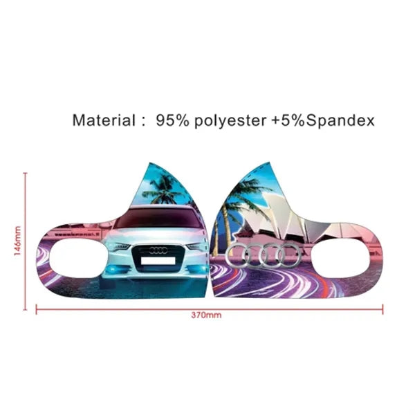 Single Layer Stretch Face Mask