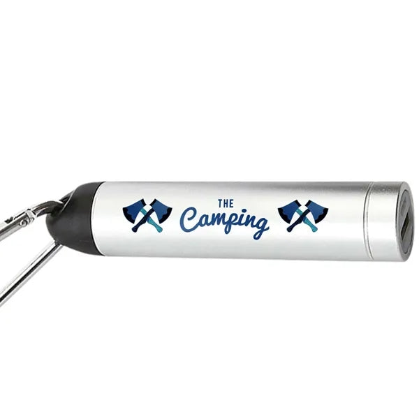 Mini 2200 mAh Power Bank W/ Carabiner