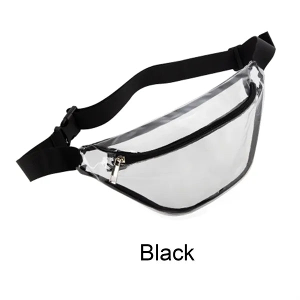 Rush - Clear PVC Fanny Pack - Multi-Pocket