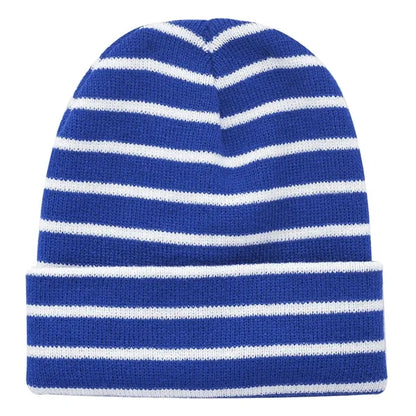Cozy Striped Knit Beanie for All Seasons