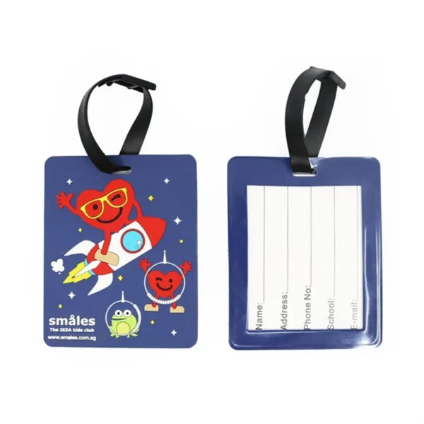 PVC Custom Luggage Tag - 3.7"x2.2"